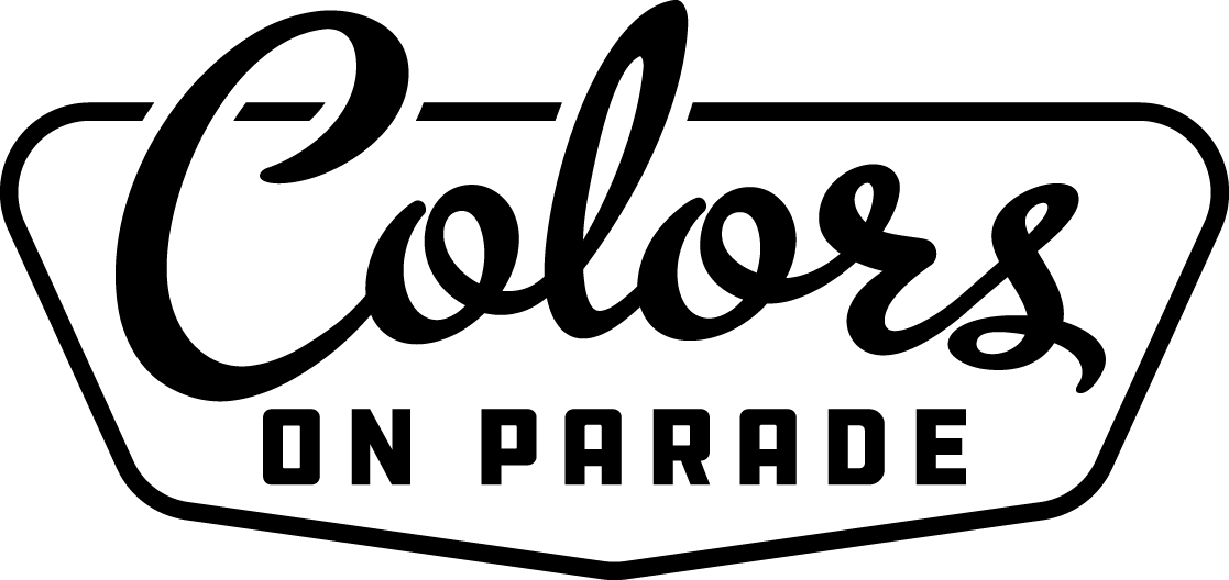 Colors on Parade Logo – Black
